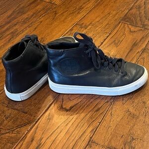 Tory Burch Black High-Top Sneakers